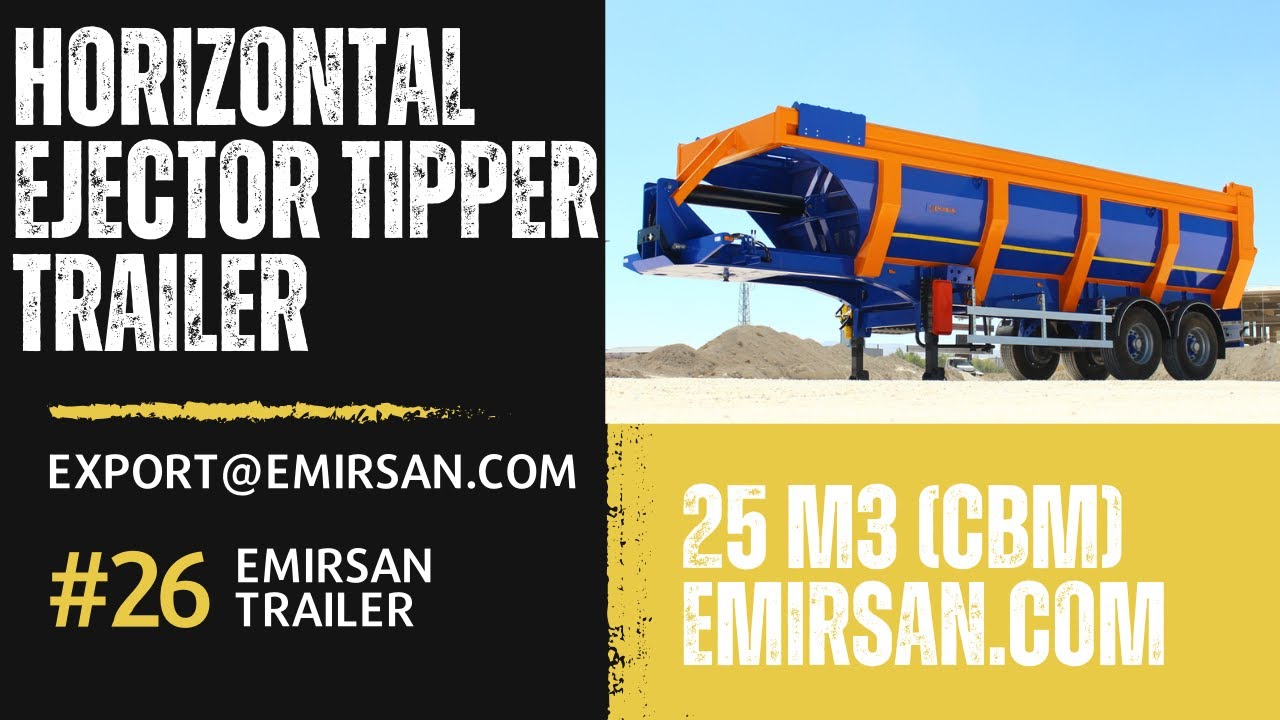 Ejector Semi Trailer — Horizontal Ejector Discharge System