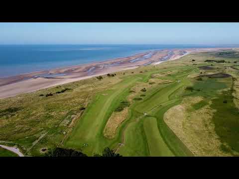 PRESTATYN: From The Air - Castle Site and a Golf Course