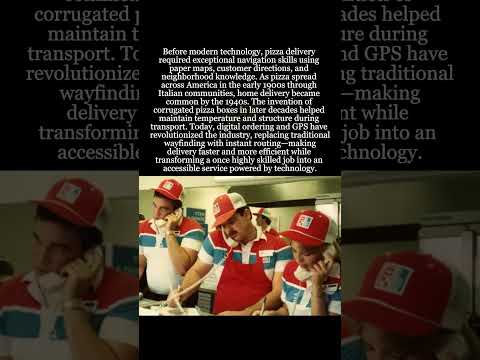 The Evolution of Pizza Delivery From Maps to GPS! #PizzaDelivery #History