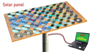 I turn CD/DVD into a solar panel