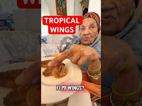 GRANDMA TRIES TROPICAL WINGS FOR THE FIRST TIME
