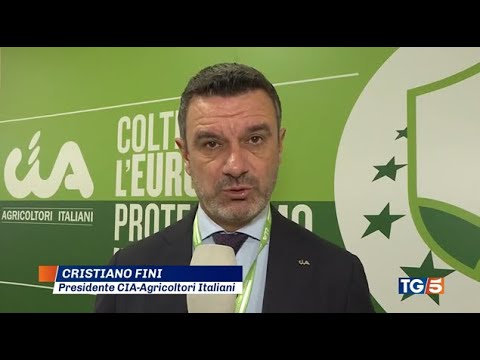 TG5 - Assemblea Cia e manifestazione per la Pac: le dichiarazioni di Fini, Fitto e Lollobrigida