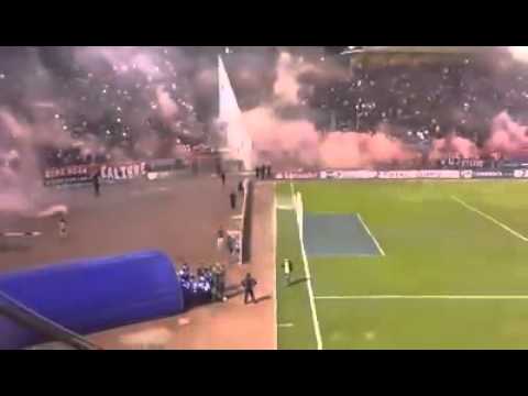 "Wilstermann vs. Peñarol (Recibimiento al ROJO)" Barra: Gurkas &bull; Club: Jorge Wilstermann