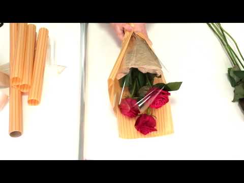 Как упаковать 3 розы | Упаковать букет на 8 Марта | ArtHolidays