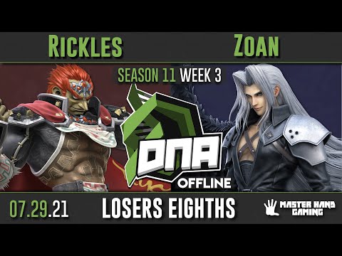DNA S11:W3 - Rickles (Ganon) Vs. Zoan (Sephiroth) - L Quarterfinals