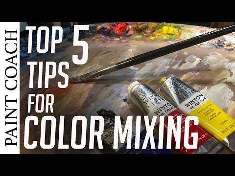 Oil Painting For Beginners | Mixing Color