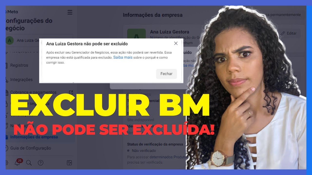 Erro ao Excluir BM (Conta Empresarial) no Facebook Ads | Soluções!