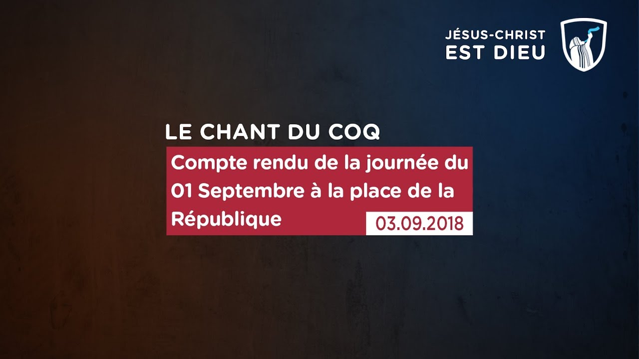 Thumbnail of video: Compte rendu de la journée du 01 septembre à la place de la République