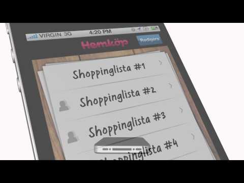 Hemköp application concept