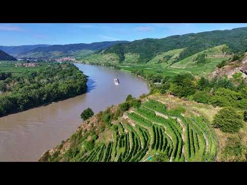 Austria • Wachau • 4K Scenic Relaxation Journey Through The Best Vineyards and Villages
