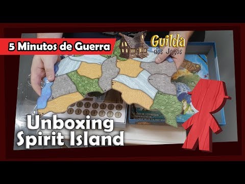 5 Minutos de Guerra - Ep. 161 - Unboxing Spirit Island