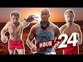 We Trained Like David Goggins For 24 Hours! *5,000+ Calories Burned*