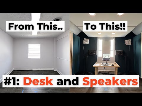 Treating A Studio Start-To-Finish #1: Desk And Speaker Placement (with MusicCityAcoustics)