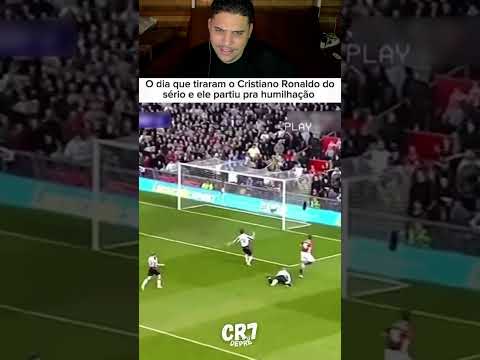 O dia que tiraram o Cristiano Ronaldo do sério e ele fez isso aí!!!!!