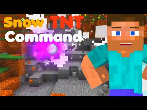 EPIC Snow TNT Cannon in Minecraft PE & Java!