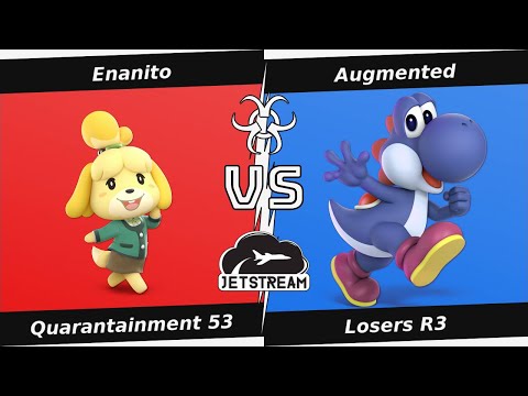 Quarantainment 53 Losers R3 - Enanito (Isabelle) Vs. Augmented (Yoshi) Smash Ultimate - SSBU