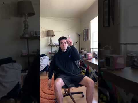 Michael Longfellow greets the ImprovMANIA audience from his quarantine.