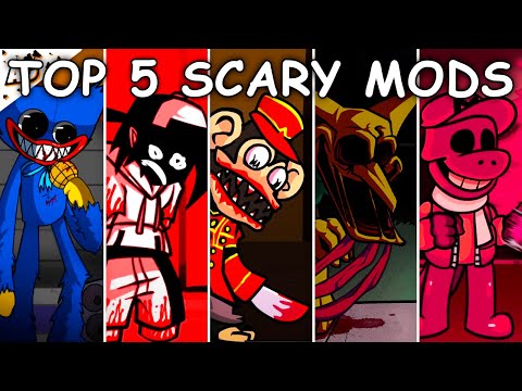 Top 5 Scary Mods #13 - Friday Night Funkin’