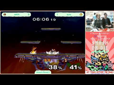 SMASH OR DIE 1 - math (Captain Falcon) vs. kyle (Peach) Smash Melee Winners Round 1