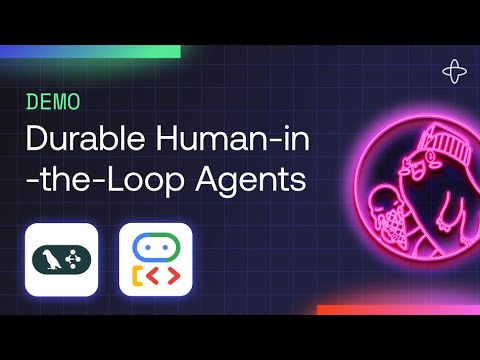 Durable Human-in-the-Loop Agents demo video