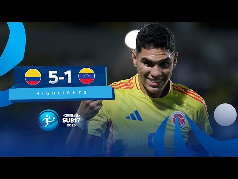 COLOMBIA vs. VENEZUELA [5-1] | RESUMEN | CONMEBOL SUB17 | FASE FINAL
