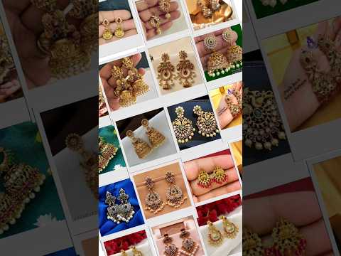 Earing sets|Keerthi ethnic styles #saree #cottonclothing #indianfashion #indiandesignerwear #fashion