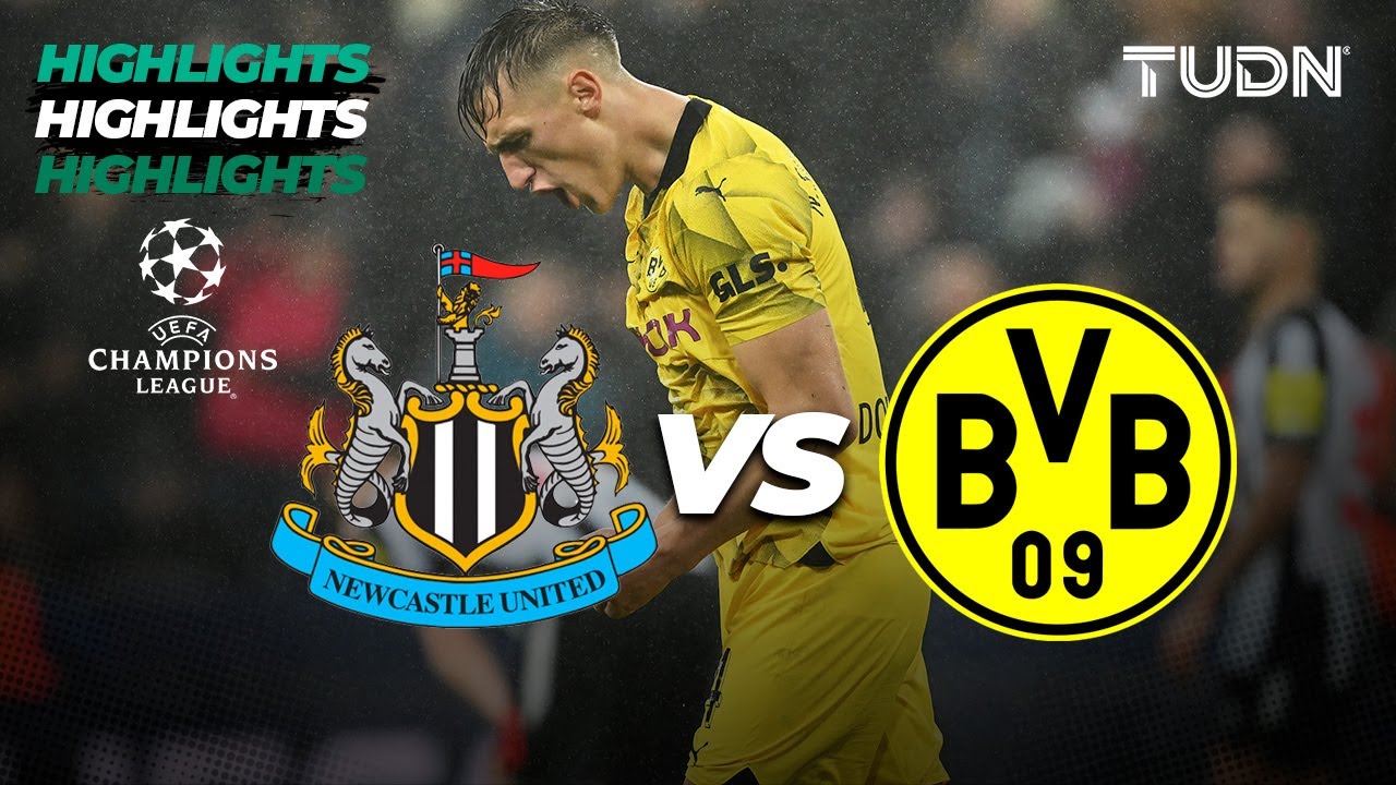 Newcastle vs Dortmund - HIGHLIGHTS | UEFA Champions League 2023/24 | TUDN
