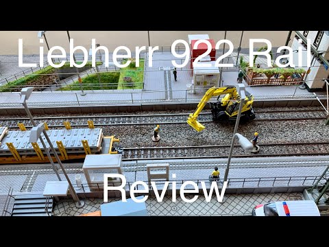 Schuco Liebherr 922 rail Modellbahn H0 auf Märklin