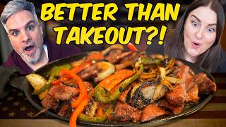 Brits Try SMOKED Steak Fajitas for the First Time 🇺🇸