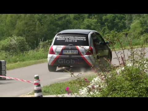 Łukasz KRASOWSKI / Mateusz BUKAŁA - Renault Clio Sport - Super Oes Zwiernik 29-05-2016