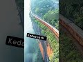 Kedarnath Mountain Train Route केदारनाथ में पहाड़ पर बना �
