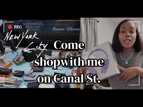 Come shop with me on Canal St.  In New York City 