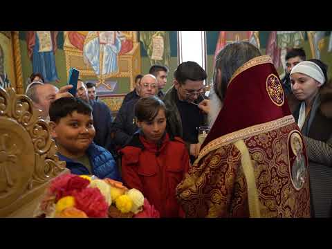 Predica după Taina Sf. Maslu la biserica „Sf. Nicolae” din localitatea Nisipari, jud. Constanța