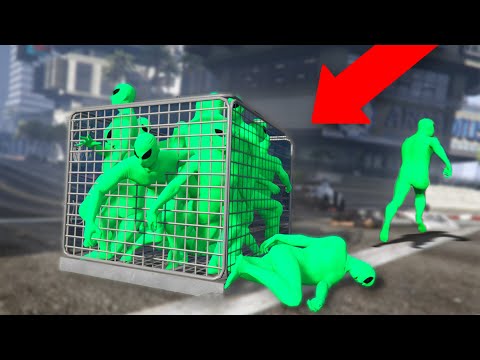 MODDER CATCHES THE GREEN ALIEN GANG! | GTA 5 THUG LIFE #334