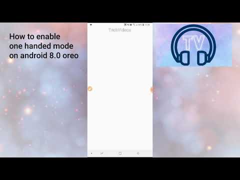 How to enable one handed mode on android 8.0