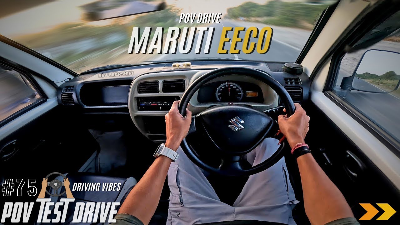 2024 MARUTI SUZUKI EECO | 1.2L 80BHP | POV Drive #75 | EECO | 4K | REV GEARSHIFT #maruti #eeco