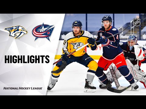 Predators @ Blue Jackets 2/18/21 | NHL Highlights