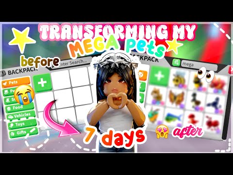 Spent ONE WEEK Trading for MEGAS 🌈💗