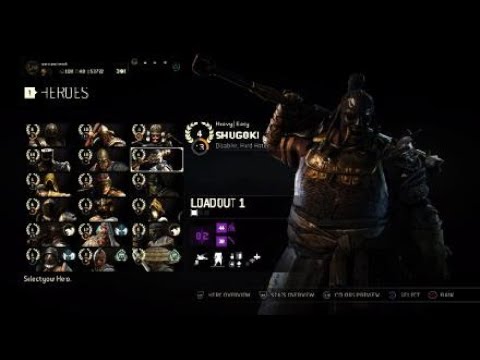 For Honor Apollyon's Legacy Shugoki Brawl/Test Your Metal I
