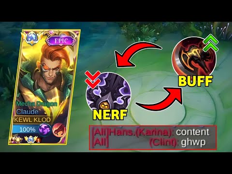 CLAUDE WAR AXE? CLAUDE HYPER NEW BEST BUILD!🔥