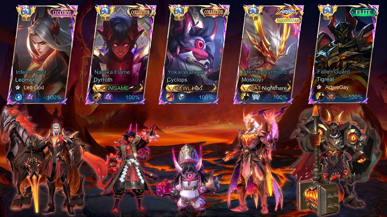 BEST 5 INFERNAL HEROES IN HIGH RANKED IS HERE!! | iNTENSE MATCH - DYRROTH PERFECT TOP BUILD GUIDE!