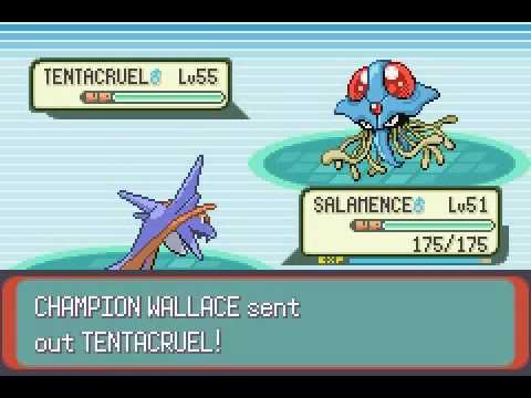 Ryudo vs Pokemon Emerald - Champion Wallace