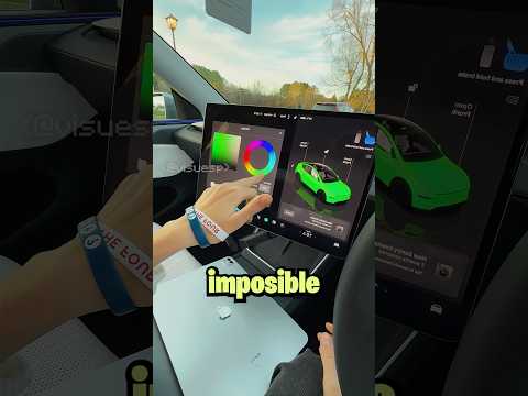 Este Tesla Puede Cambiar de COLOR!