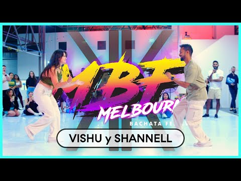 "Dos De Mi"🎵 | VISHU y SHANNELL Demo @ Melbourne Bachata Festival 2024 | 🎵 JR, Micky Then