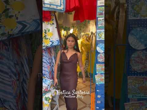 Antica Sartoria #positano #fashion #shopping #travel #italy #shorts #ytshorts #viral #trending #yt