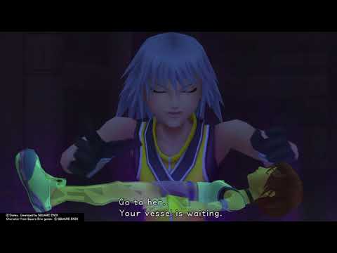 Kingdom Hearts Final Mix (PS4) Cutscene #71 Maleficient Reveals Kairi to Riku