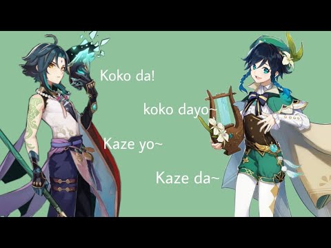 just xiao and venti having similar voice line ;)