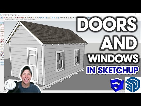 Modeling DOORS and WINDOWS in SketchUp! (Detailed Modeling in SketchUp Part 3)