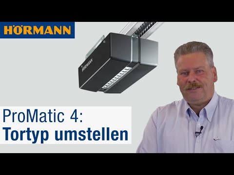 Garagentor-Antrieb ProMatic 4: Tortyp umstellen – schnell & einfach |  Hörmann