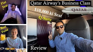 $10,000 Qatar Airways Q-Suite Experience ✈️ | Is World’s Best Business Class Worth It?
